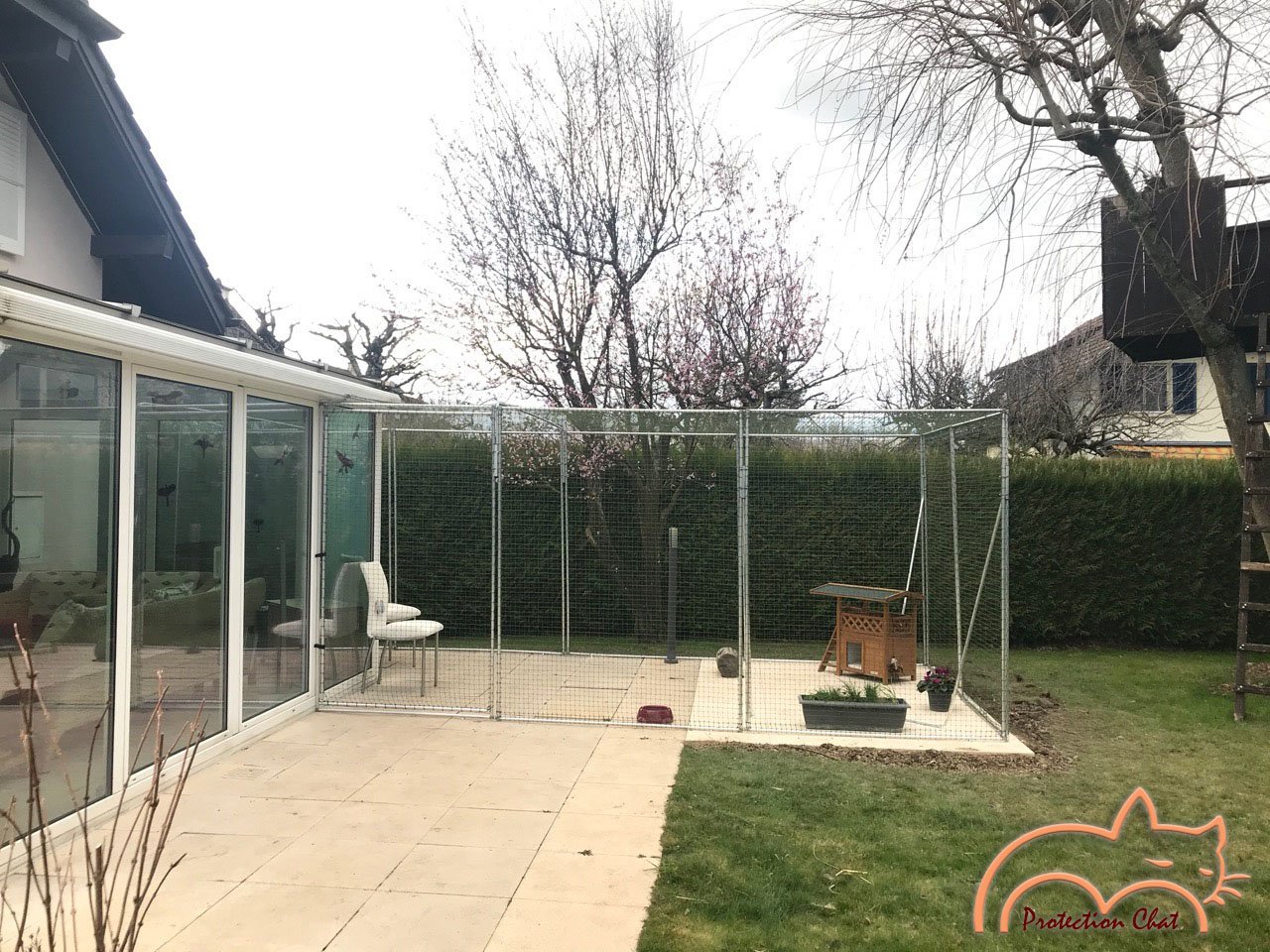 Catio 3 côtés avec couverture – 8